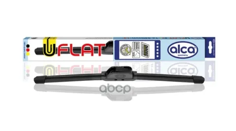 Щетка стеклоочистителя 450мм бескаркасная под крючок (Alca) U-FLAT