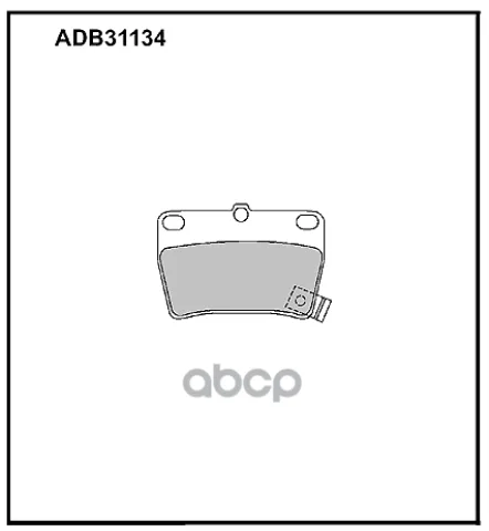 Колодки тормозные задние Toyota RAV4 I  II 94-00  00-05 / Chery Tiggo 3 14->  T11 05-14