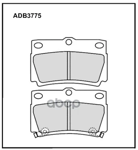 Колодки тормозные задние Mitsubishi Pajero 90-00  Pajero Sport 96-09  Pajero Sport II 08-15  Pajero