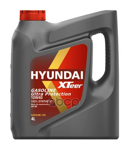 Масло синтетическое энергосберегающее моторное Gasoline Ultra Protection 10W40 SN 4 л