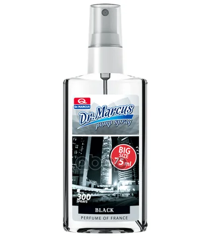 Ароматизатор Др.Маркус Pump Spray в пласт. бутылочке 75мл.Black ЧЗ ОСУ