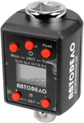 Ключ динамометрический цифровой 1/2" 20-200HM (АвтоДело)