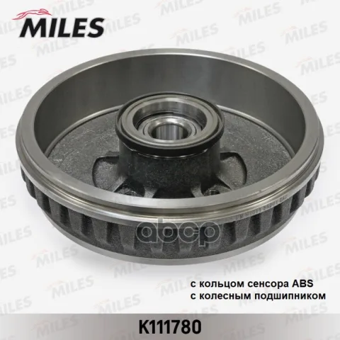 Барабан тормозной с подшипником и кольцом ABS LADA LARGUS/RENAULT DUSTER/LOGAN K111780