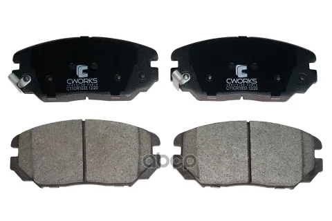 Колодки тормозные передние (HYUNDAI SONATA V, TUCSON (JM), KIA SPORTAGE (JE_)) (TRW GDB3409) C11CR1033