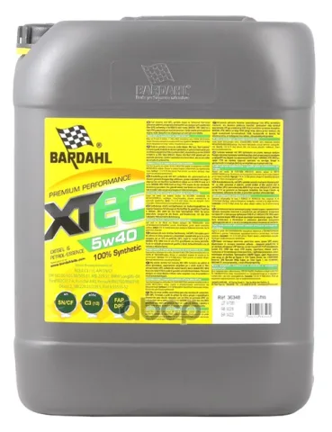 Масло моторное XTEC 5W40 20L