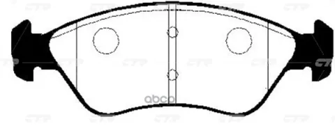 Колодки тормозные дисковые KIA GK0514