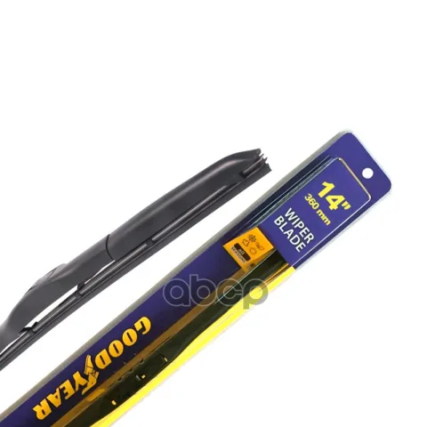 Гибридная щетка стеклоочистителя Goodyear HYBRID 14 /36 cm всесезонная