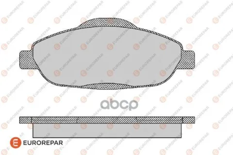 Колодки тормозные PSA 308 07>/3008 09> передн.