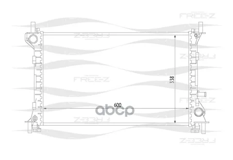 Радиатор охлаждения FORD Focus (FREE-Z)