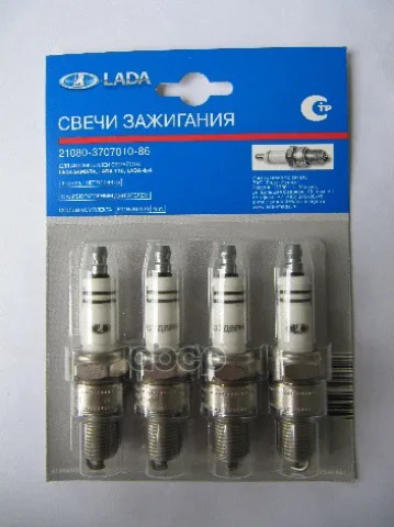Свеча зажигания ВАЗ-2112 16кл. (АвтоВАЗ) АУ17ДВРМ зазор 1,0 (4шт)