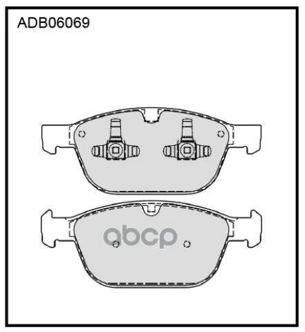 Колодки тормозные задние Volvo XC60 I 08-17  XC90 I 02-14
