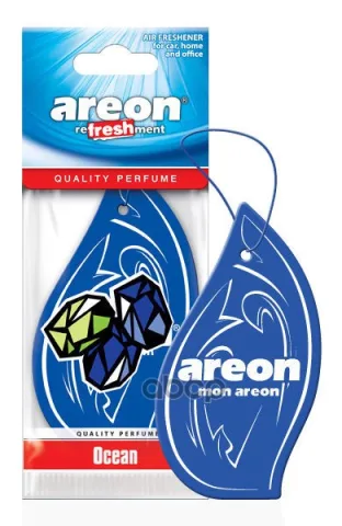 Ароматизатор AREON бумажный CLASSIC REFRESHMENT Ocean(Океан) ЧЗ ОСУ