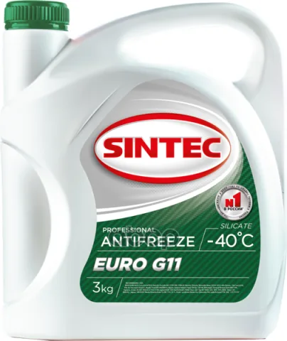 Антифриз Sintec EURO зеленый (3кг) 990465