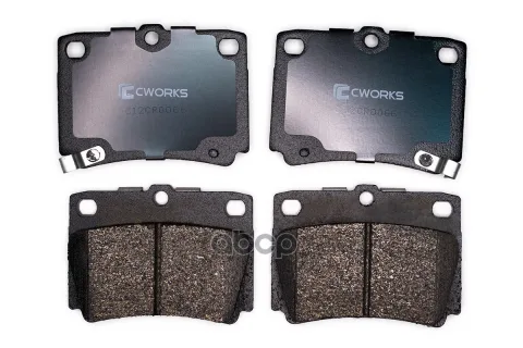 Колодки тормозные задние (MITSUBISHI PAJERO SPORT/MONTERO SPORT 9809 2.5D/3.0) (TRW GDB3239) C12CR0066 — фотография товара