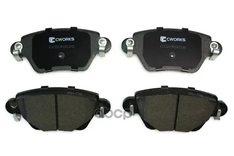 Колодки тормозные задние FORD MONDEO III/JAGUAR X-TYPE/RENAULT KANGOO - (TRW GDB1525) C12CR0028