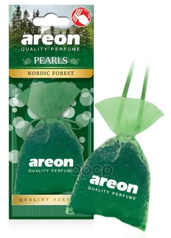 Ароматизатор AREON мешочек PEARLS Nordik Forest(Северный лес)~ ЧЗ ОСУ