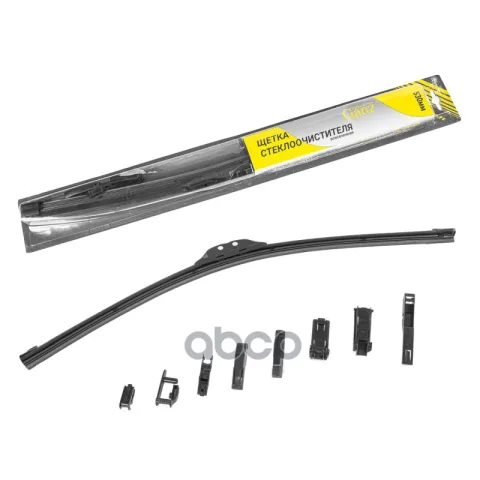 Щетка стеклоочистителя бескаркасная 530mm (8 адаптеров)  GANZ GIS01020