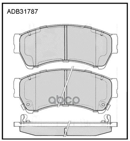 Колодки тормозные передние Mazda 6 07-13