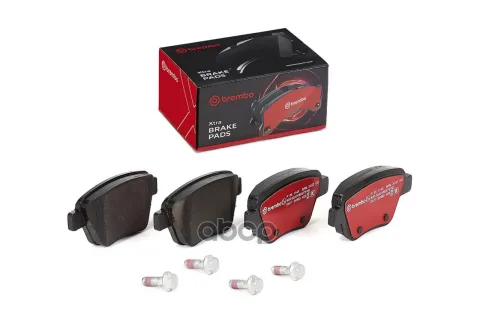 Колодки тормозные дисковые задн. серии Brembo Xtra AUDI A1 (8X1  8XK) 05/10-10/18 / AUDI A1 Sportbac