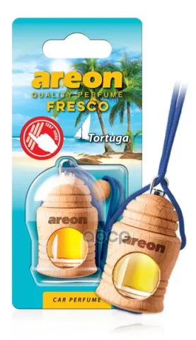 Ароматизатор "AREON FRESCO" флакон с деревянной крышкой "Тортуга" 051-322