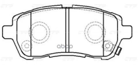 Колодки тормозные FORD Fiesta 2008 ~ , MAZDA 2 2007 ~ , DAIHATSU Materia 2006 ~ 2012