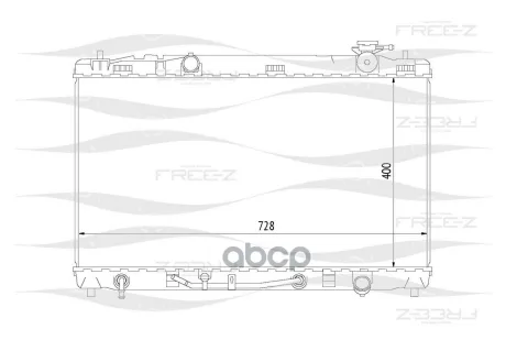 Радиатор охлаждения TOYOTA Camry (FREE-Z)