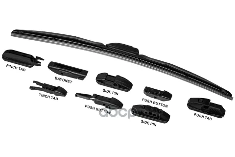 Щетка стеклоочистителя с адаптерами 20"/500 mm гибридная D24CR0020