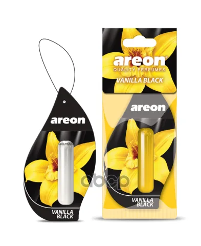 Ароматизатор AREON LIQUID 5ml Vanilla Black(Ванила Блэк)