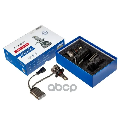 Лампа светодиодная  LED Avantech PS19W 12V 45W, 6500К 4500lm (комплект 2 шт.)