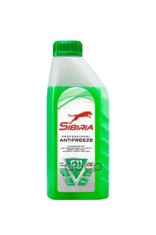 Антифриз SIBIRIA G11 green -40 1кг