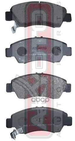 Колодки тормозные дисковые передние HONDA HONDA CIVIC EJ9/EK1/EK3/EK4 1995-2001 ES1 2000->  JAZZ (G