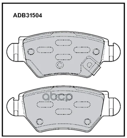 Колодки тормозные задние Opel Astra G 00-05 / Opel Zafira A 99-05