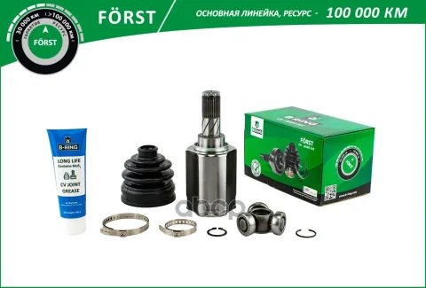 Шрус NISSAN Qashqai (06-) (внутр.слева.) [26/30] (BIC1691) B-RING FORST