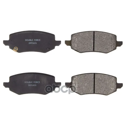 Колодки тормозные дисковые задние Double Force Заменён на арт. DFP1630