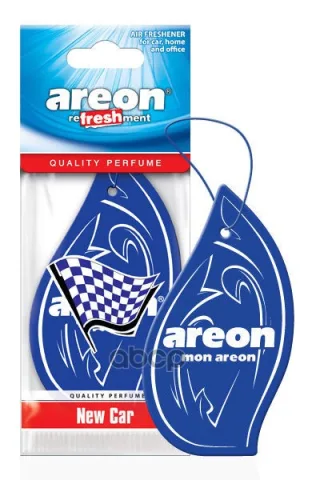 Ароматизатор AREON бумажный CLASSIC REFRESHMENT New Car(Новая Машина) ЧЗ ОСУ