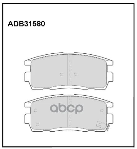 Колодки тормозные задние Opel Antara A 06-15 / Chevrolet Captiva 06-18