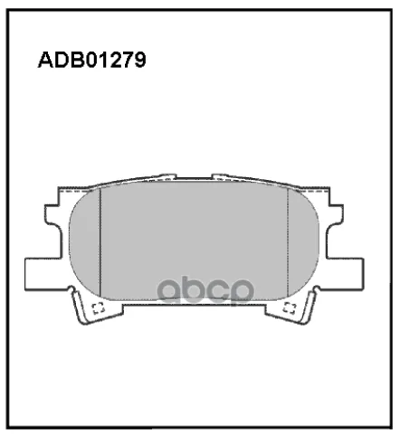 Колодки тормозные задние Lexus RX (U3) 03-08 / Toyota Highlander 00-07