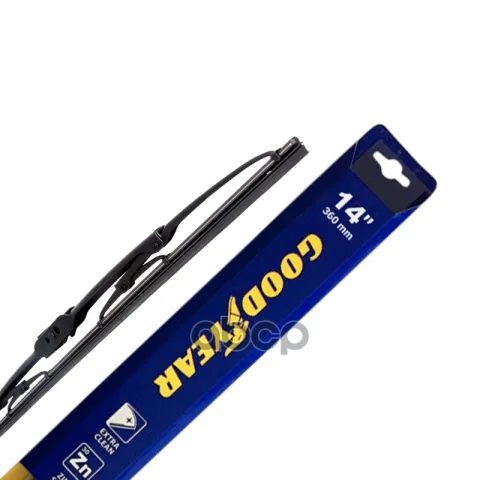 Щетка стеклоочистителя 360мм каркасная (Goodyear) Frame 3 адаптера