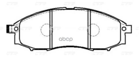 Колодки тормозные дисковые NISSAN Navara 1992 - 2005 / Truck 2001 - 2912 / NP300 2008 - 2021 / Picku