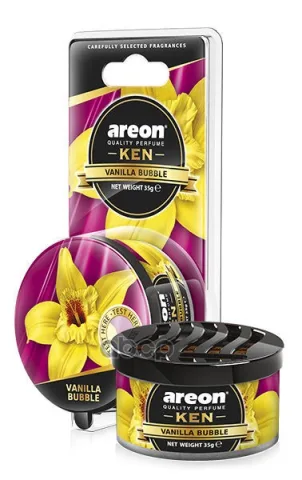 Ароматизатор "AREON GEL KEN BLISTER" (внутри ароматиз. дерево) Vanila Bubble 704-AKB-15