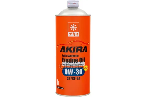 Масло моторное  0W-30 AKIRA ENGINE OIL FS SP/GF-6A (1л х 20) — фотография товара