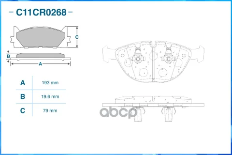 Колодки тормозные перед., Low Metallic BMW X5 (E53) 04/04-, BMW X5 (E53) 01/00-, BMW X5 (E53) 10/03-