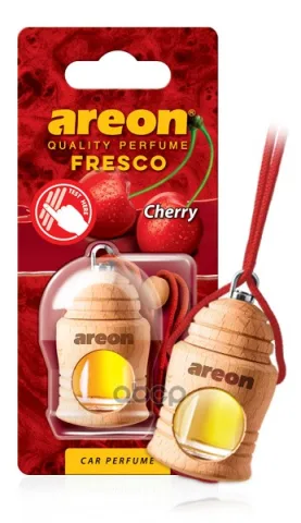 Ароматизатор "AREON FRESCO" флакон с деревянной крышкой "Вишня"  051-339 — фотография товара