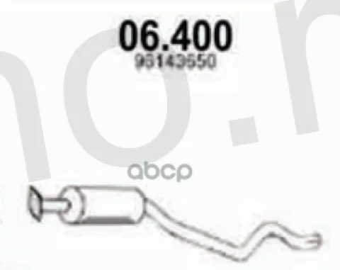 Резонатор Daewoo Nexia 1.5i -8V/16V  1.8i 95-99 (кор.)