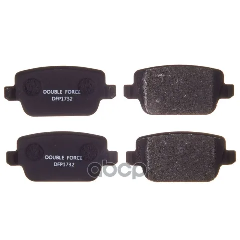 Колодки тормозные дисковые задние Double Force