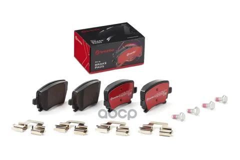 Колодки тормозные дисковые задн. серии Brembo Xtra AUDI A3 (8P1) 05/03-12/13 / AUDI A3 Convertible (