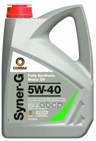 Масло моторное Comma Syner синт. 5W-40 4л.