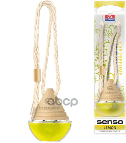 Ароматизатор Др.Маркус Senso Wood бутылочка с дер. крышкой Lemon ЧЗ ОСУ