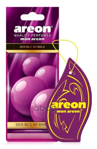 Ароматизаторы для автомобиля AREON "MON AREON"   (/704-043-337/ Double Bubble )  (мин.упак.10шт) — фотография товара