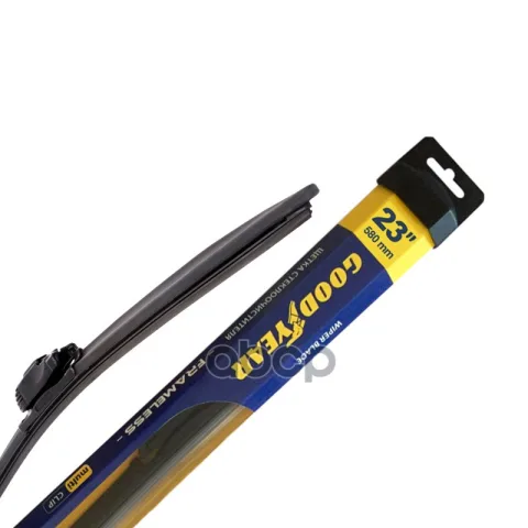 Бескаркасная щетка стеклоочистителя Goodyear FRAMELESS 23 /58 cm всесезонная, MULTICLIP